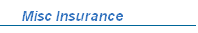 Misc Insurance